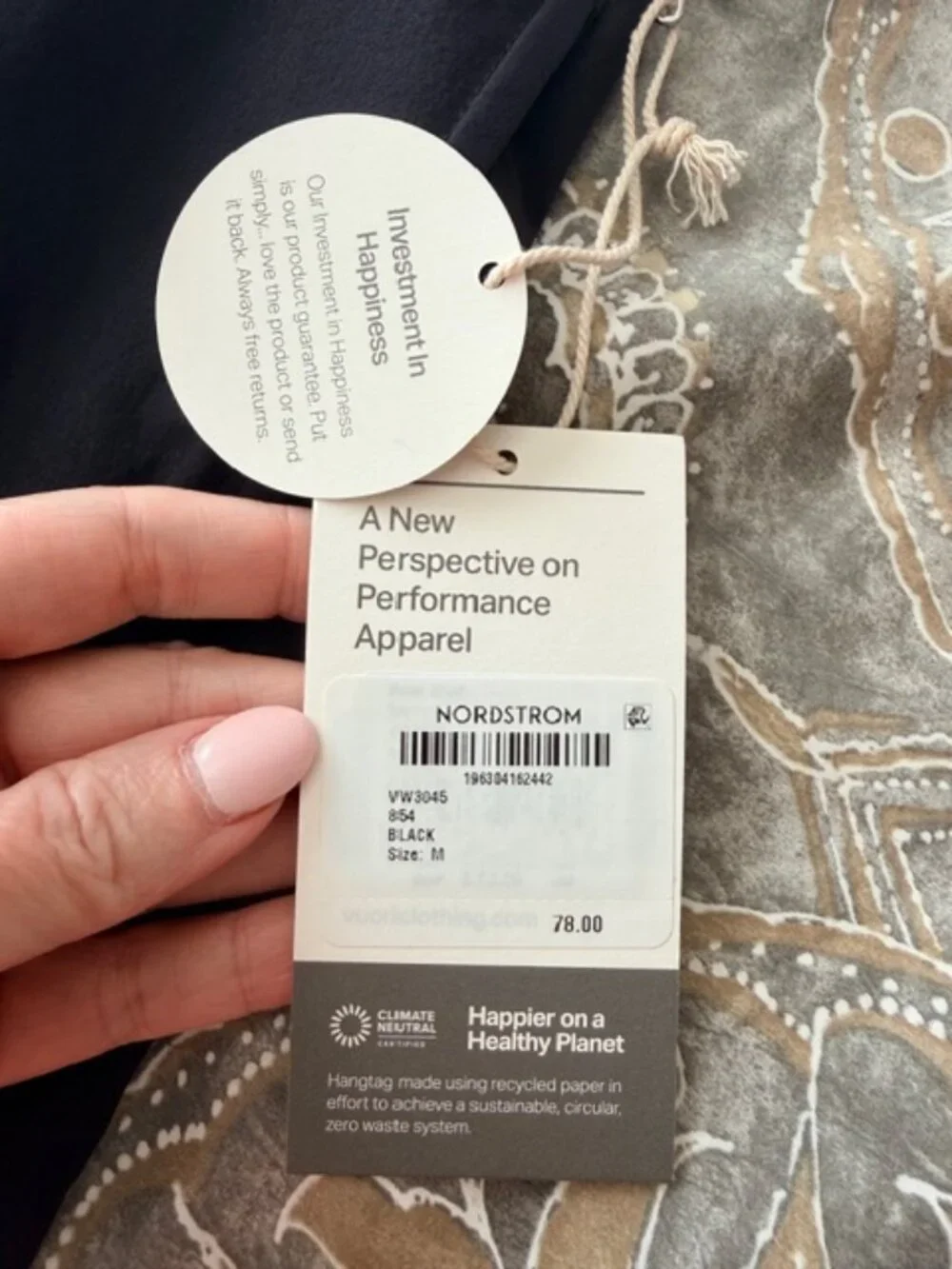 Vuori Black Solar Shorts/ NWT/ MED - Picture 8 of 8